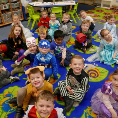 Puffins – Dressed up as various book characters for WBD